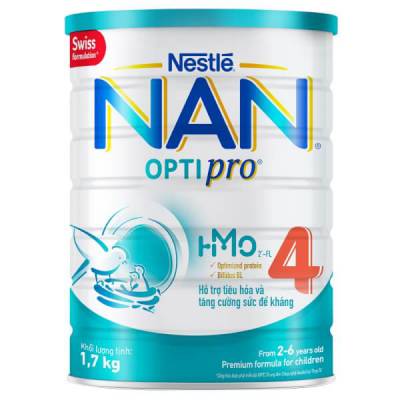 Sữa Nan Optipro 4 1.7kg, HMO (2-6 tuổi)