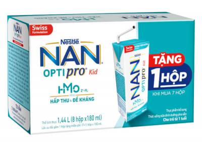 Sữa dinh dưỡng pha sẵn Nestlé NAN OPTIPRO Kid 180ml (Mua 7 tặng 1)