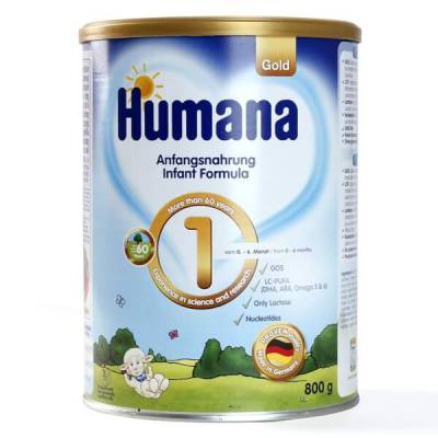 Sữa Humana Gold số 1 800g (0-6 tháng)