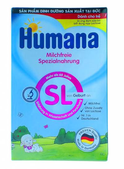 Thực phẩm dinh dưỡng Humana SL 500g (Dị ứng sữa bò)