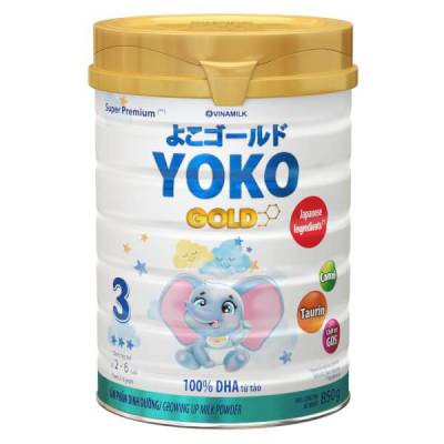 Sữa Vinamilk Yoko Gold 3 850g (2-6 tuổi)