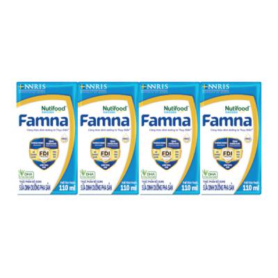 Sữa nước Famna 110ml (lốc 4 hộp)