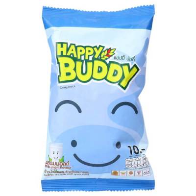 Bánh snack ngũ cốc Happy Buddy vị sữa truyền thống, 30g