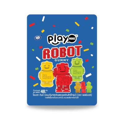 Kẹo dẻo Robot Playmore 48g