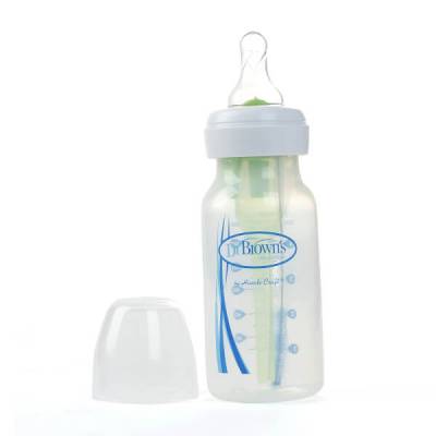 Bình sữa Dr Brown's Options nhựa PP BPA Free cổ hẹp 120ml
