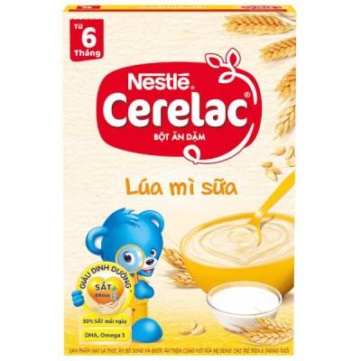 Bột ăn dặm Nestle Lúa Mì Sữa, 200g