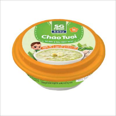 Cháo Tươi Baby sò điệp rau ngót Nhật 240g