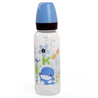 Bình sữa Kuku nhựa PP BPA Free cổ hẹp 240ml (KU5928A, Xanh)