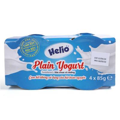Sữa chua có đường Helio 85g - Lốc 4