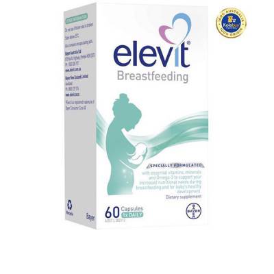 Viên uống Bổ sung Vitamin sau sinh Elevit Breastfeeding Multivitamin 60 viên