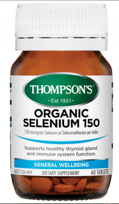 Thompsons Organic Selenium 150 60 Tablets