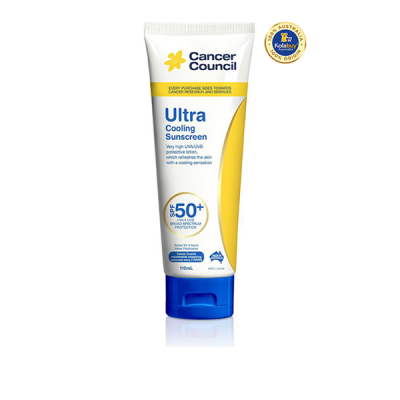 Kem Chống Nắng Siêu Bảo Vệ Cancer Council Ultra Cooling Sunscreen SPF50+ UVA-UVB 110ml