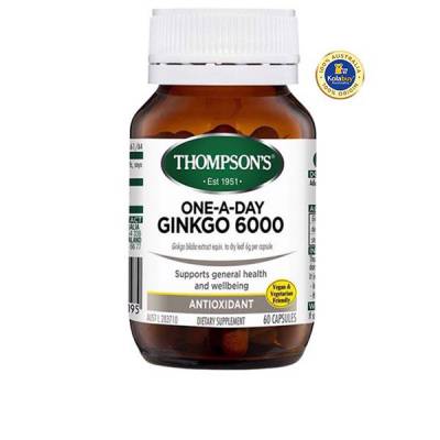 Viên uống bổ não Thompson's One-A-Day Ginkgo 6000mg 60 viên