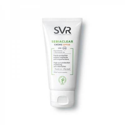 SVR Sebiaclear Creme SPF50 – Kem chống nắng trị mụn – 50ml