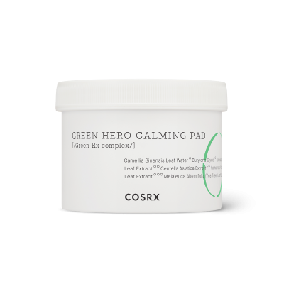 Cosrx One Step Green Hero Calming Pad – Miếng tẩy da chết – 70 miếng