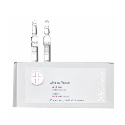 Wellmax Skineffect AHA Peel System Intense – Tinh chất giúp loại bỏ lớp tế bào sừng, bã nhờn – 2ml/ ống