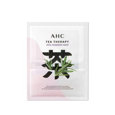 AHC Tea Therapy Vital Rosemary – Măt Nạ Lá Hương Thảo Phục Hồi Da – (28g x 5pcs)