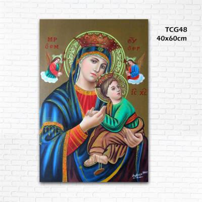 Tranh Công Giáo Mẹ Maria Và Chúa Jesu A03