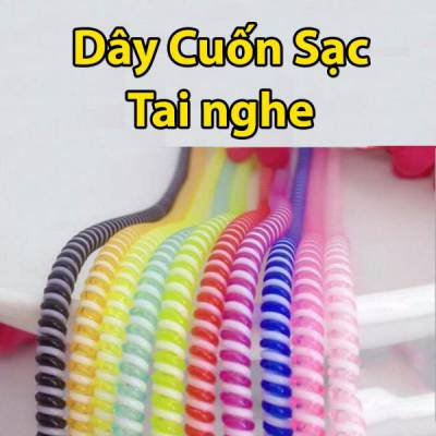 Dây quấn bảo vệ cáp sạc và tai nghe điện thoại