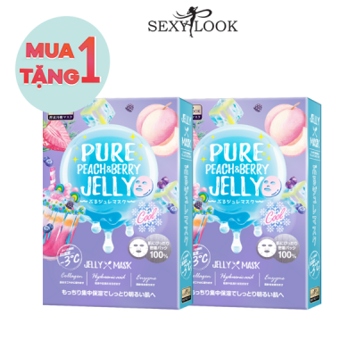 [Mua 1 Tặng 1] Mặt Nạ Thạch Jelly Đào Sáng Da Dưỡng Trắng (SISILU)