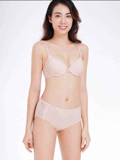 Quần lót Misaki phối ren dáng hikini - 6231