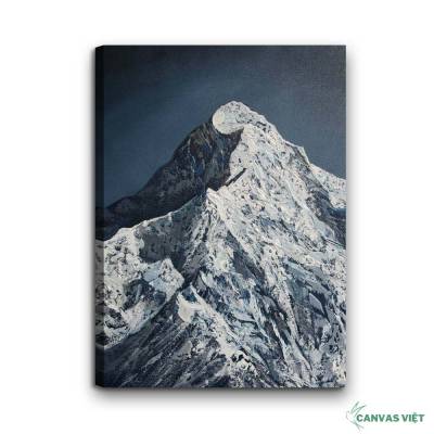  Tranh canvas phong cảnh núi tuyết PC023