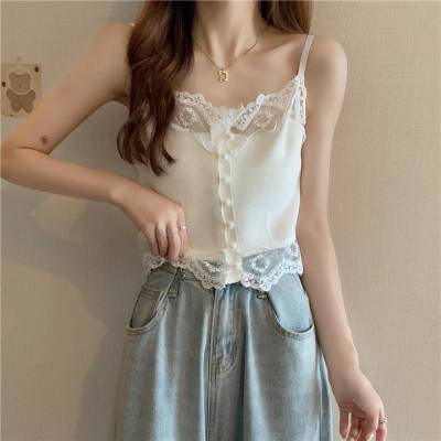 Áo tank top phối ren nữ tính