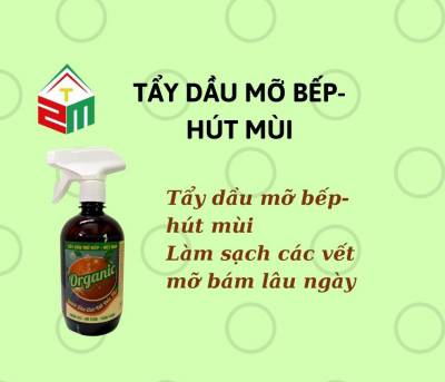 Tẩy Dầu mỡ Bếp – Hút Mùi 1 Lít