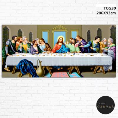 Tranh treo tường 3d công giáo chủ đề bữa tiệc ly của Chúa Giesu-TCG30