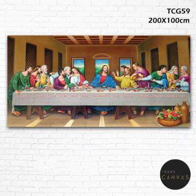 Tranh treo tường 3d Công Giáo chủ đề “Bữa Tiệc Ly”-TCG59