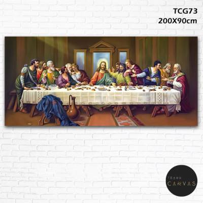 Tranh treo tường bữa tiệc Ly của Giê-su và 12 môn đệ-TCG73