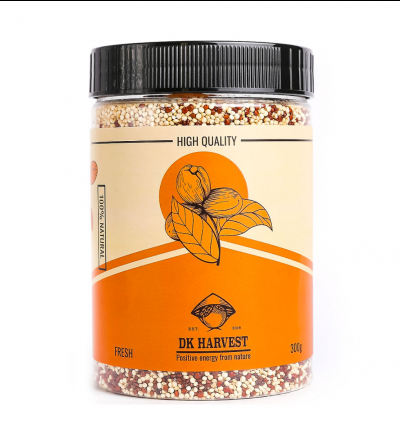  	Hạt Diêm Mạch 3 Màu (Đỏ + Trắng + Đen) DK HARVEST – Mixed Quinoa – Hàng Nhập Khẩu Úc