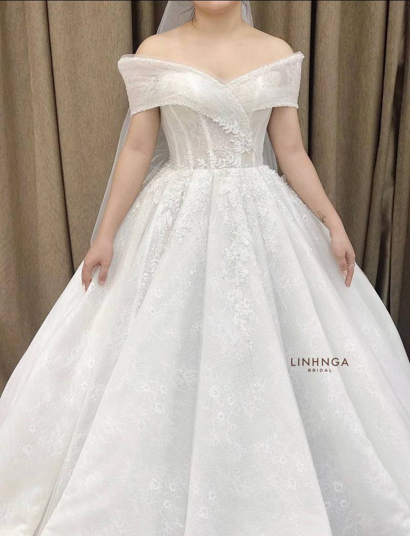 Áo váy cưới thêu bằng váy đầm sang trọng cổ điển 2024 Bh10 - Trung Quốc Váy  cưới y Trang phục cưới giá