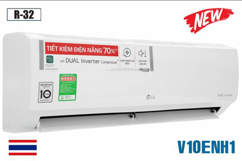 Máy lạnh Treo Tường LG V10ENH1-Inverter-Gas R32