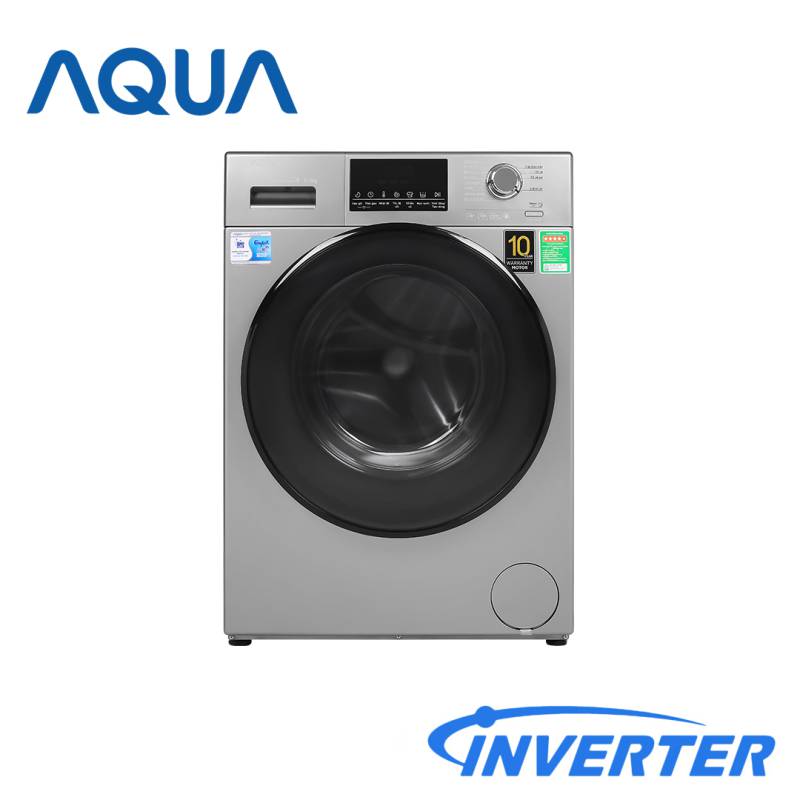 Máy Giặt Aqua Inverter 9Kg AQD-D900F.S Lồng Ngang - Điện Máy Tiến Phúc | Tổng Kho Điện Máy Chính Hãng