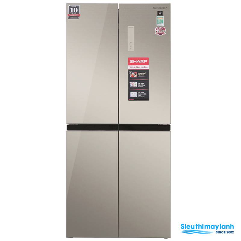 Tủ lạnh Sharp Inverter 401 Lít 4 cửa SJ-FXP480VG-CH Multi Door