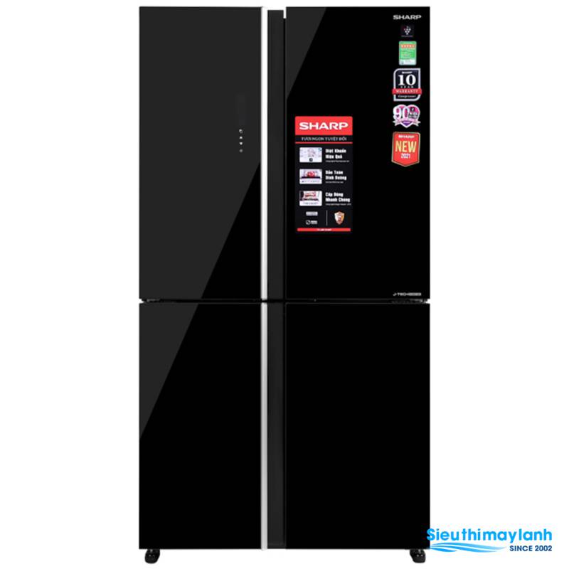 Tủ lạnh Sharp Inverter 525 Lít 4 cửa SJ-FXP600VG-BK Multi Door