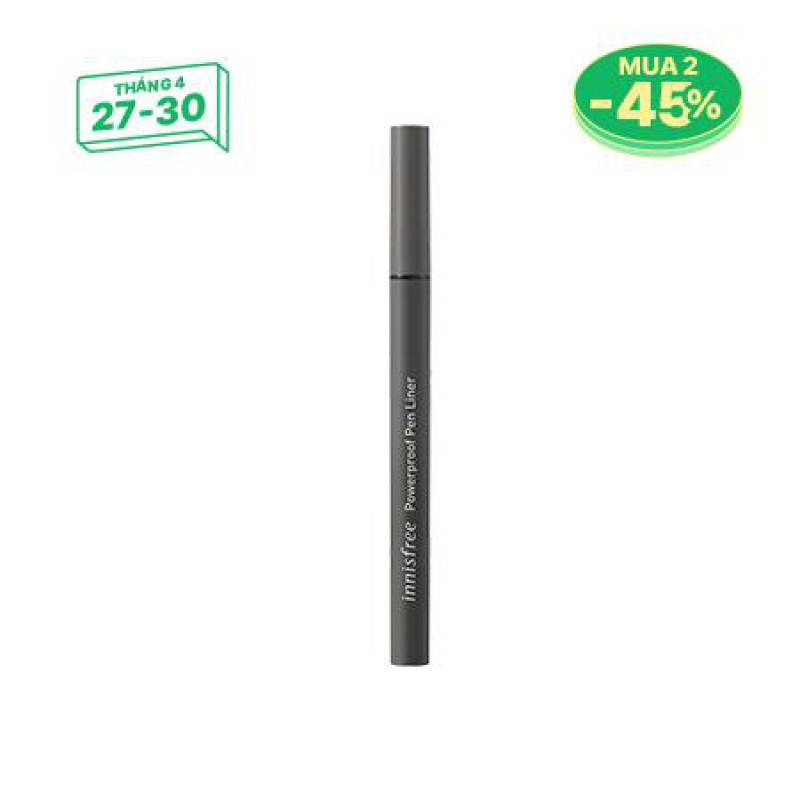 Bút kẻ viền mắt nước lâu trôi innisfree Powerproof Pen Liner 0.6 g