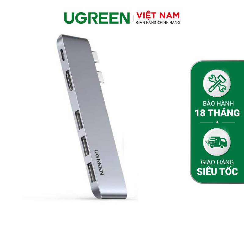  	Hub Type C  ra 1xHDMI, 3xUSB 3.0, 1xUSB-C ( Thunderbolt 3 ) Ugreen 60559