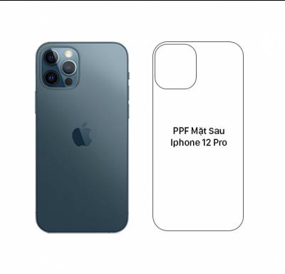 Dán Mặt Sau PPF Nhám Iphone 12 Pro (Không Full)