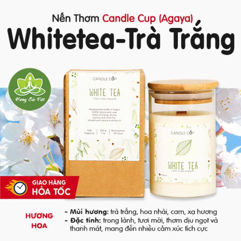 Nến thơm Agaya mùi WhiteTea - Trà Trắng