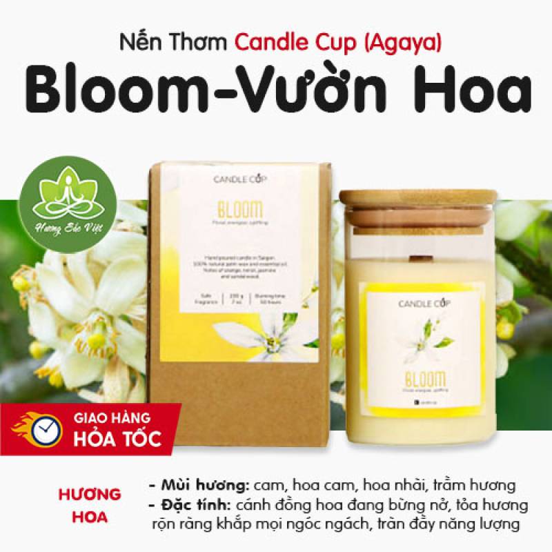 Nến thơm Agaya mùi Bloom - Đồng Hoa