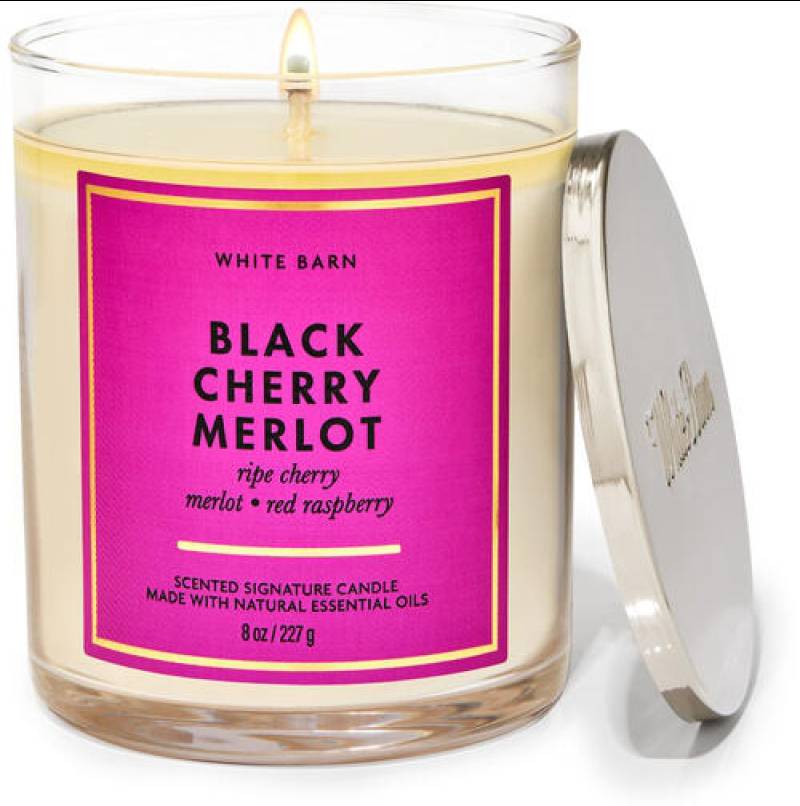 Nến Thơm 1B BBW - Black Cherry Merlot