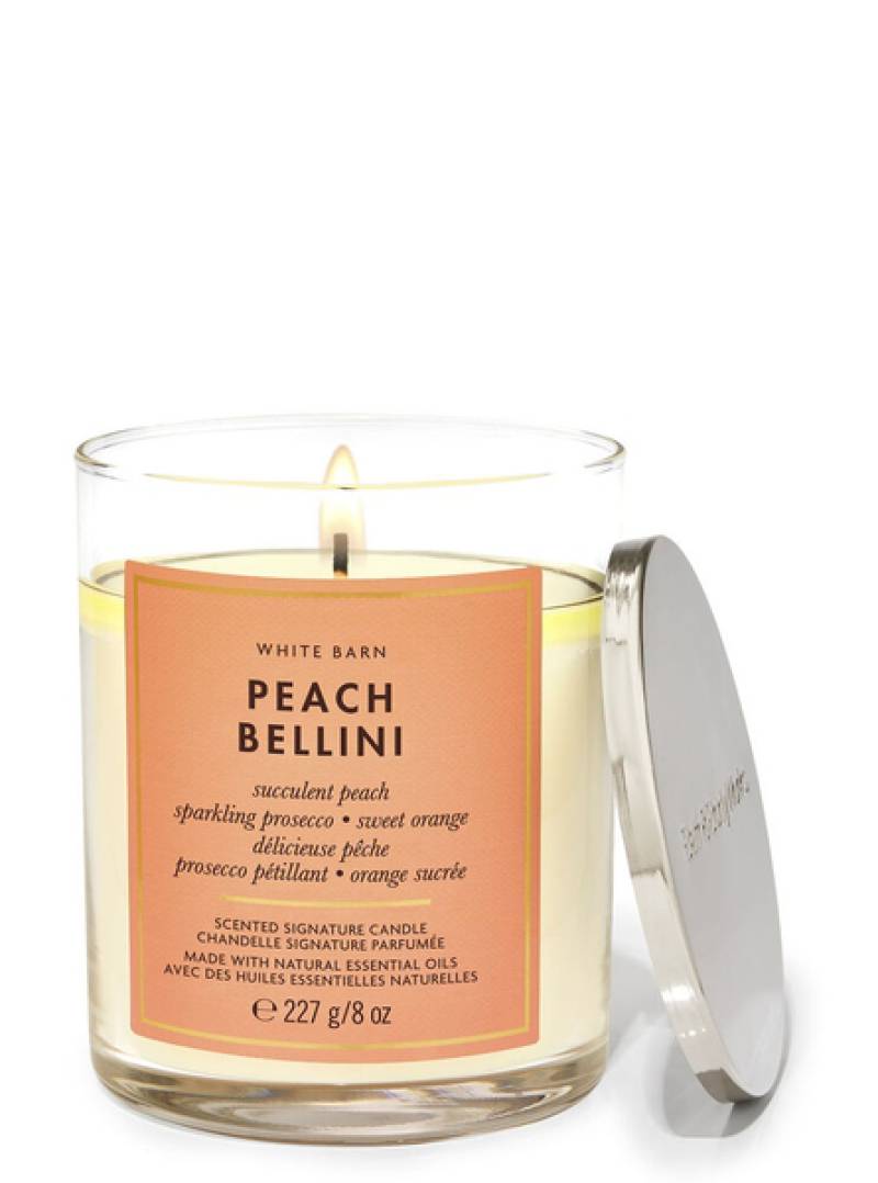 Nến thơm 1 bấc Peach Bellini 198g