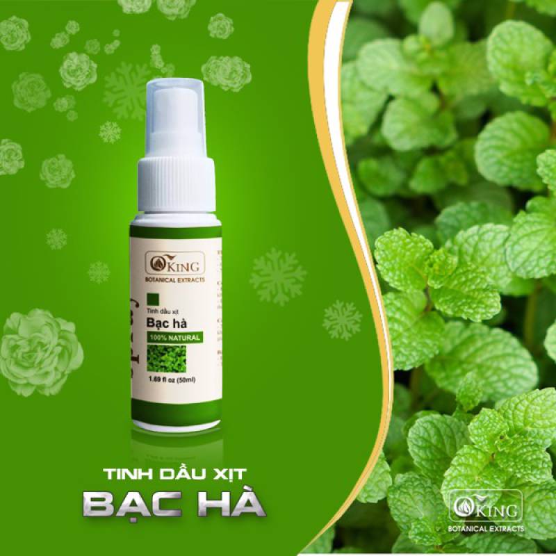 Tinh dầu xịt phòng Bạc hà (Peppermint)