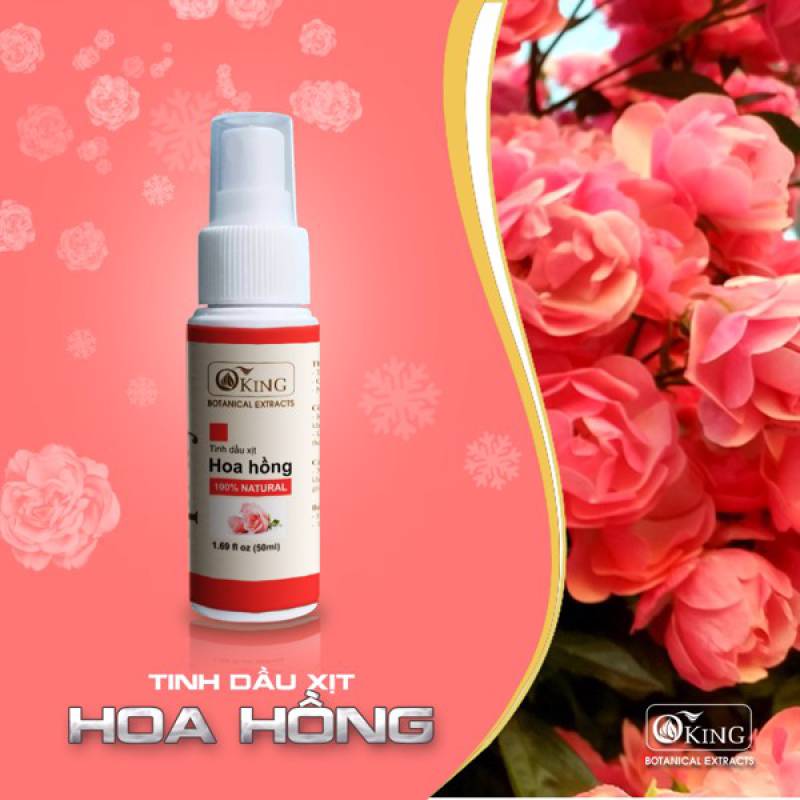 Tinh dầu xịt phòng hoa Hồng (Rose)