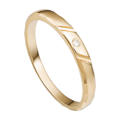 Nhẫn cưới Kim cương Vàng 18K PNJ Chung Đôi DD00Y000525
