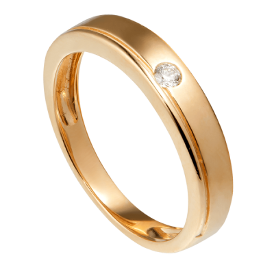 Nhẫn cưới Kim cương Vàng 18K PNJ Chung Đôi DD00Y000611