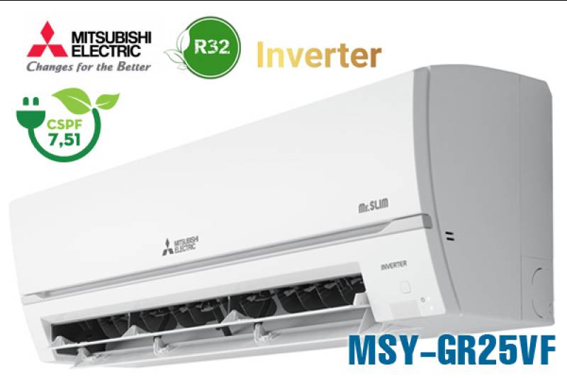                   Điều hòa Mitsubishi Electric 9000BTU 1 chiều inverter MSY-GR25VF              