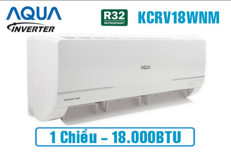                  Điều hòa AQUA inverter 18000BTU 1 chiều AQA-KCRV18WNM              